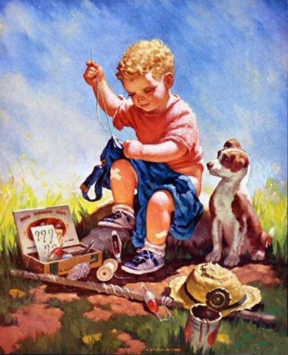 Que Dieu te bénisse petit homme