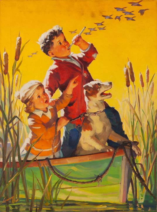 Scène du milieu du XXe siècle