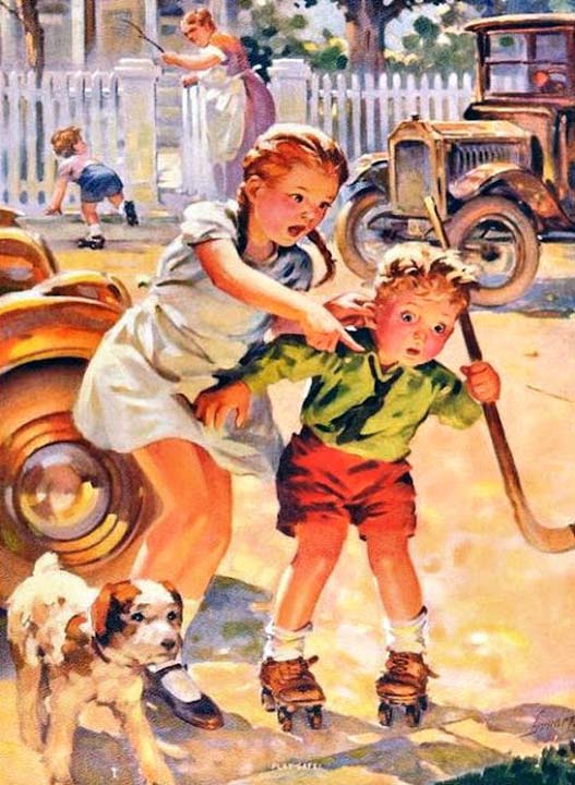 Vive les patins à roulettes !