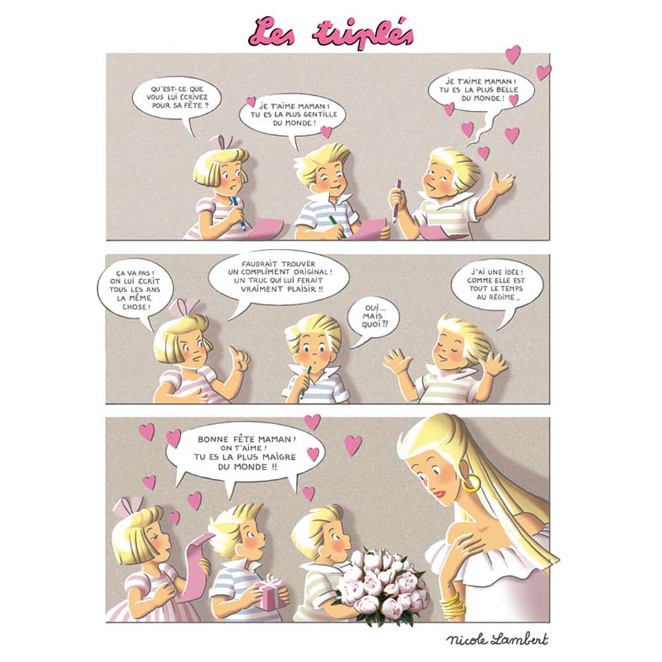 Les triplés de Nicole Lambert