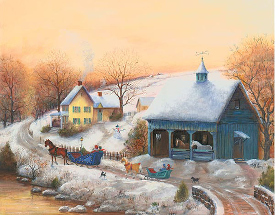 Par-delà la rivière et à travers bois