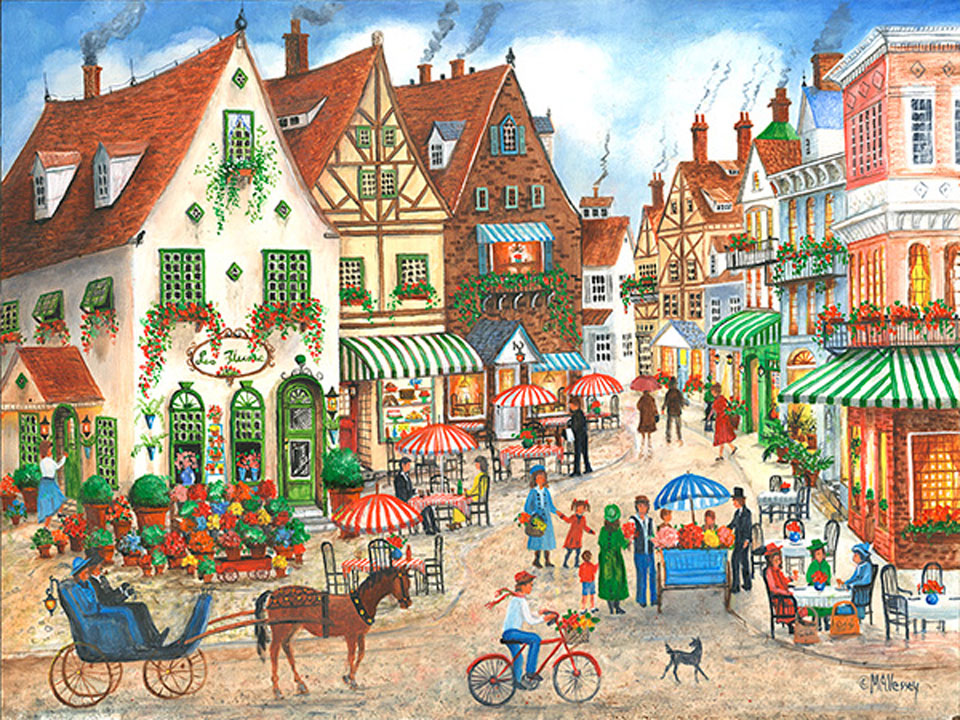 Le vendeur de fleurs