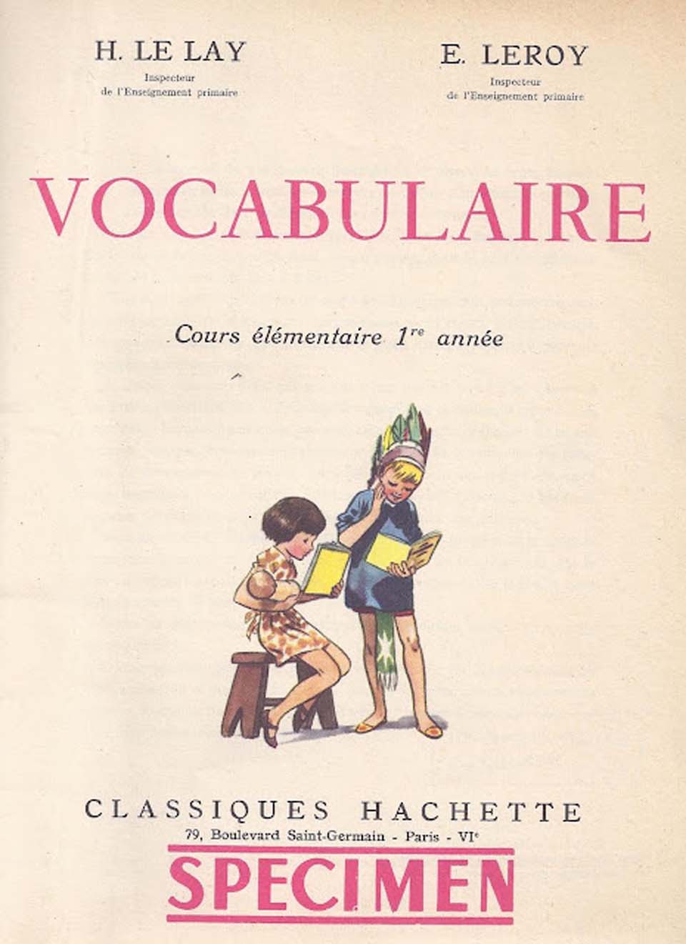 Vocabulaire CE1