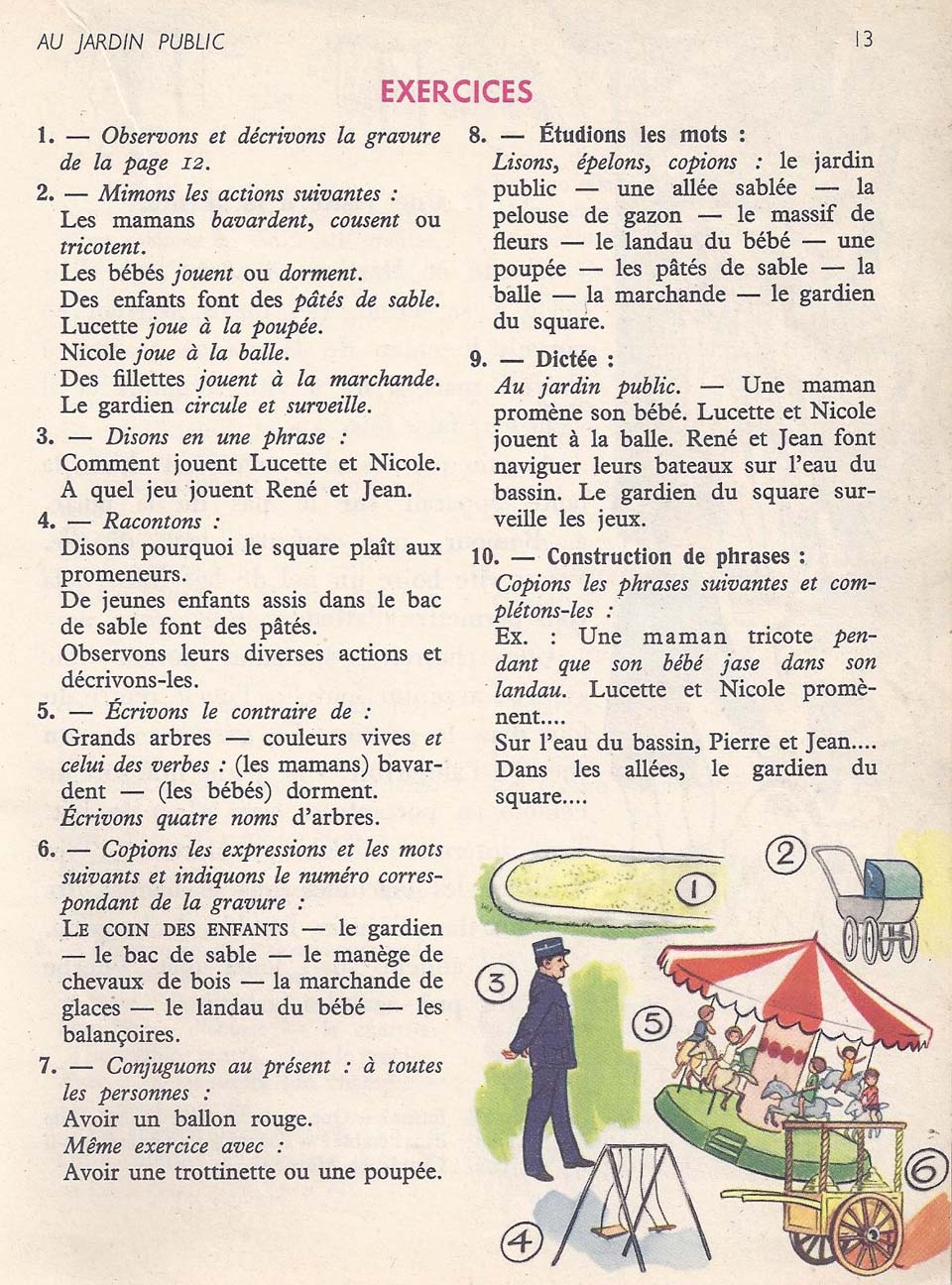 Vocabulaire CE1