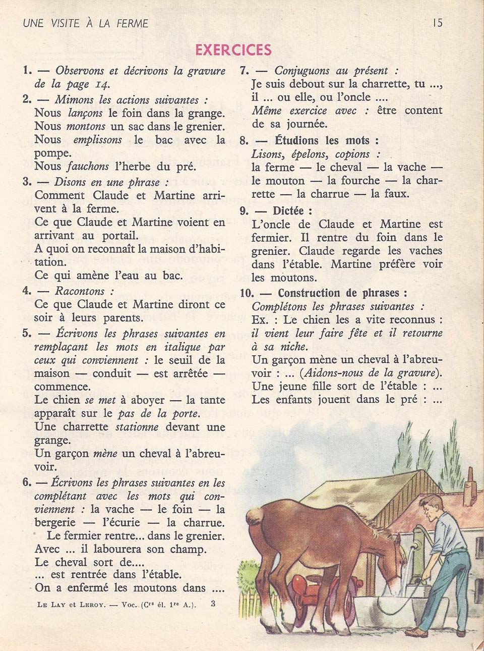 Vocabulaire CE1