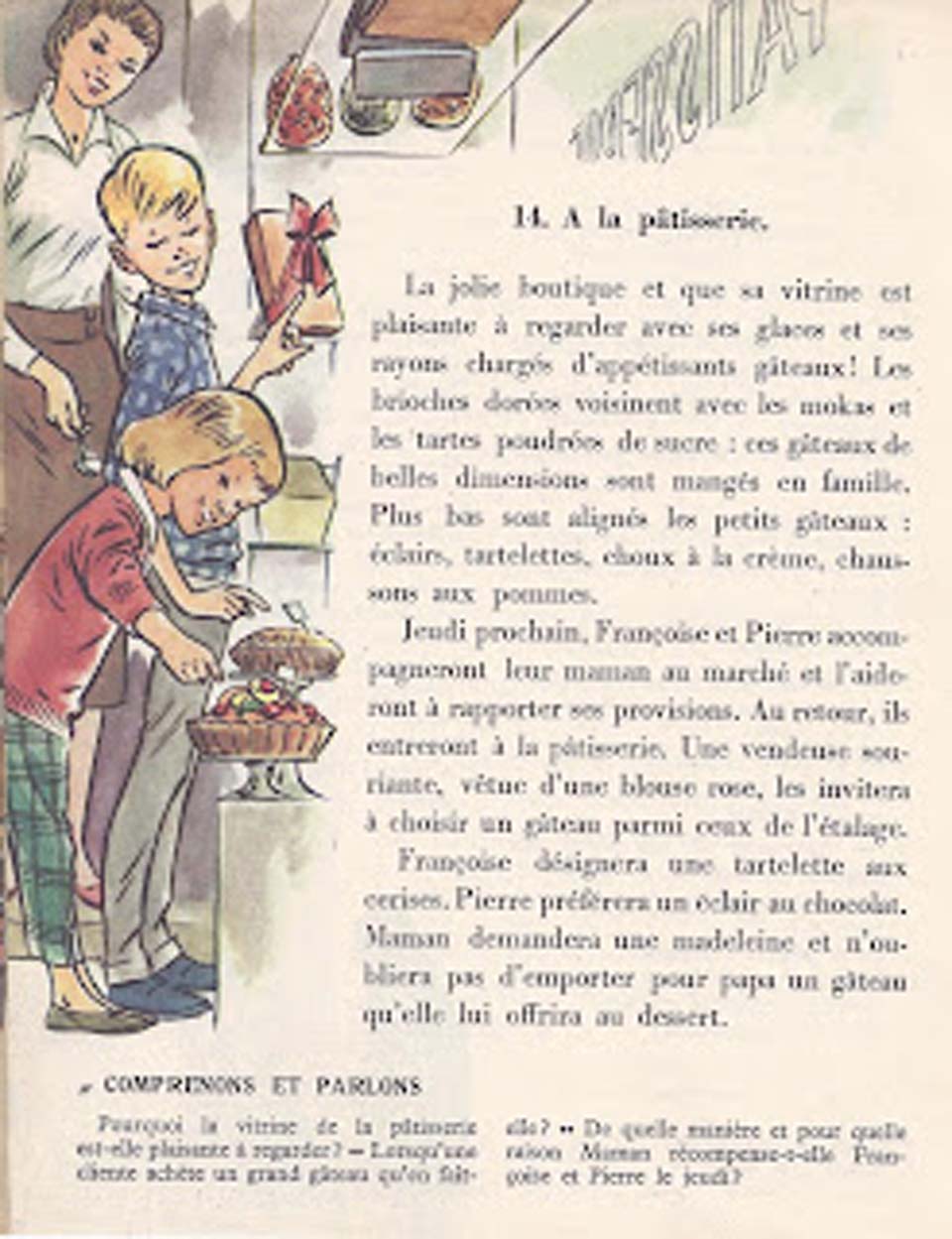Vocabulaire CE1