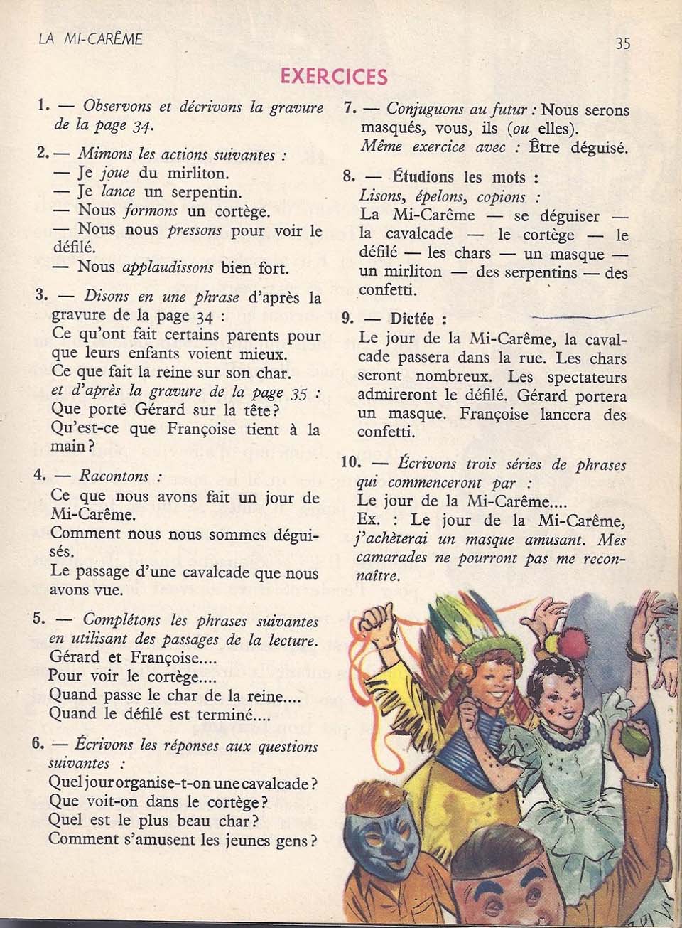Vocabulaire CE1