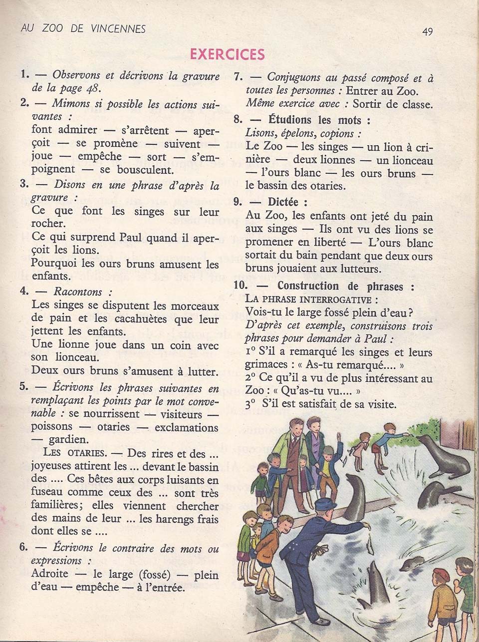Vocabulaire CE1